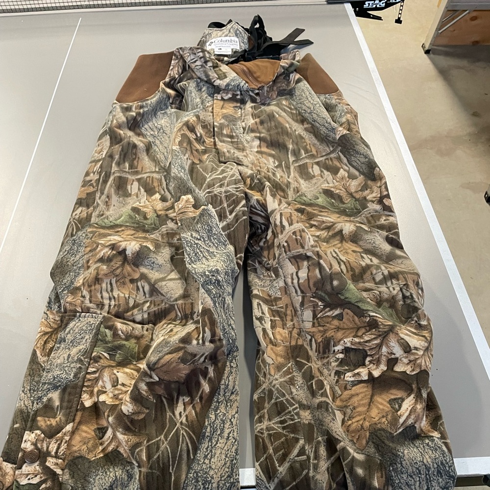 Columbia fleece bibs Mens Large/XL TALL